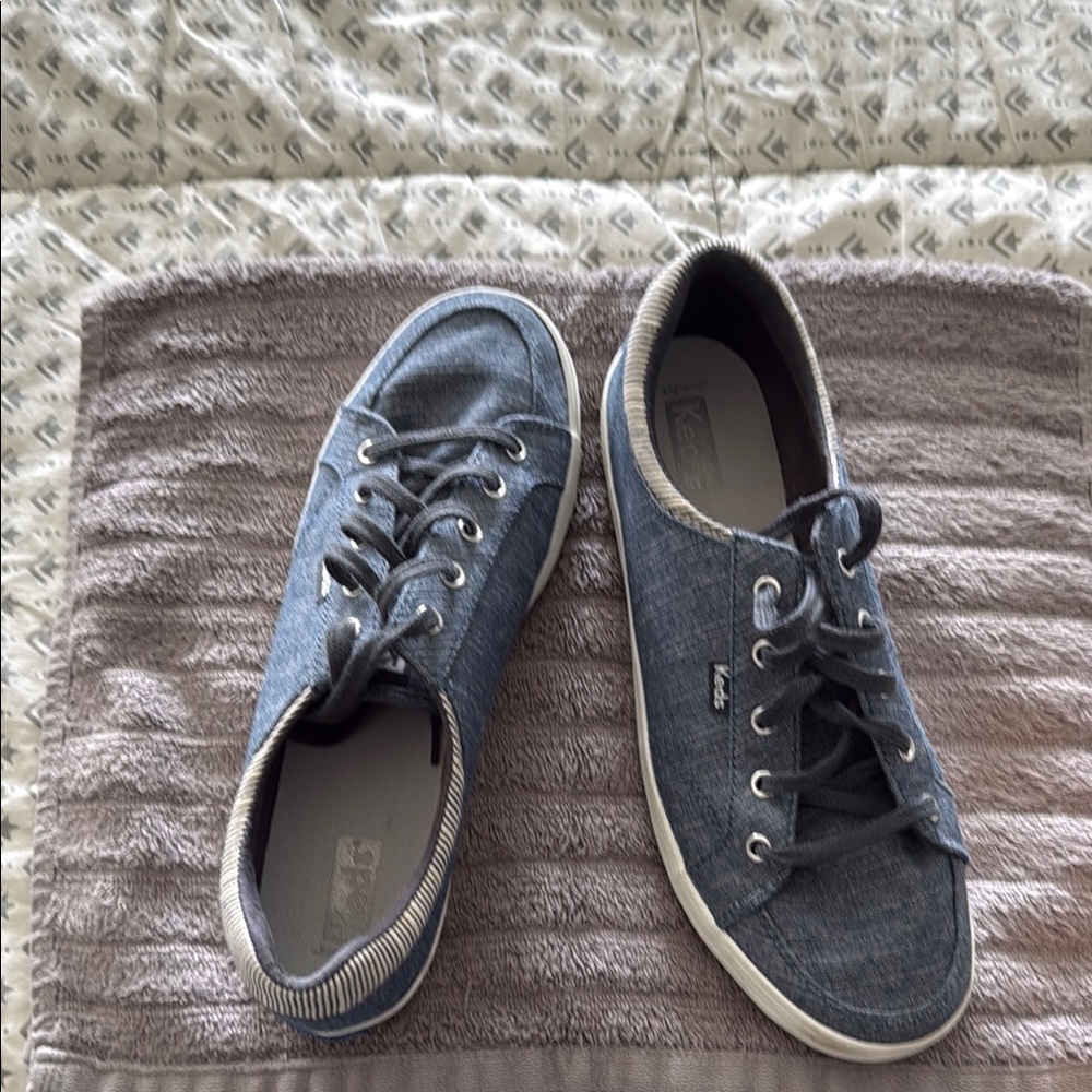 Keds Denim Lace-Up Sneakers